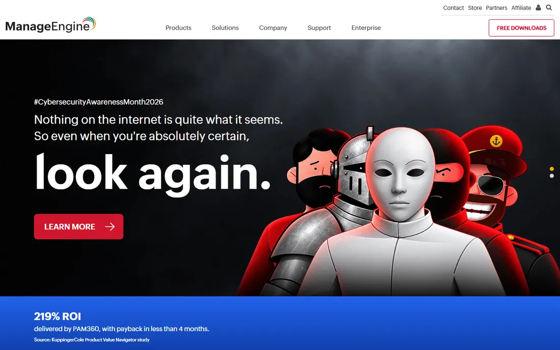 ManageEngine Endpoint Central homepage