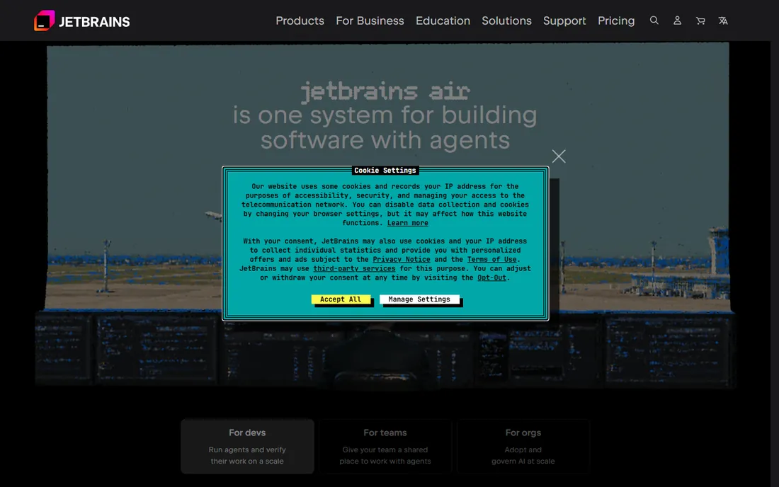 TeamCity homepage