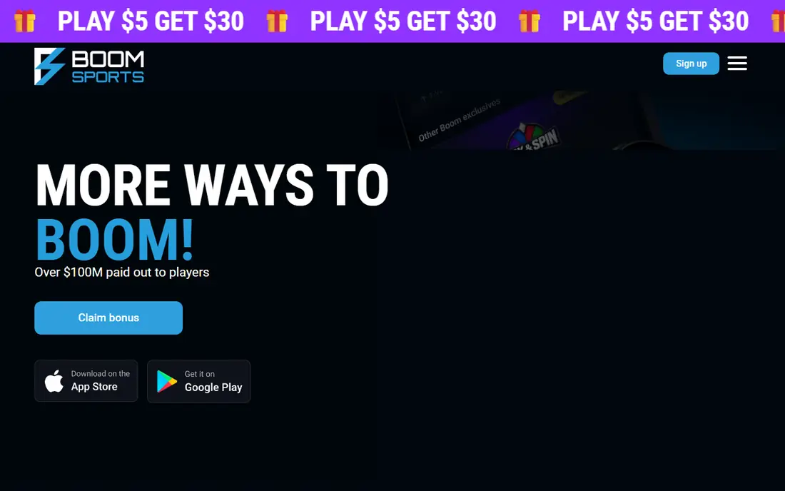 Boom Fantasy homepage