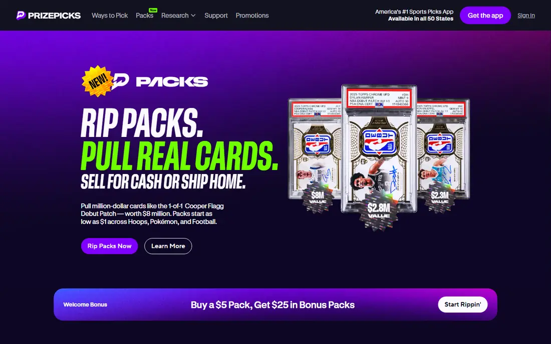 PrizePicks homepage