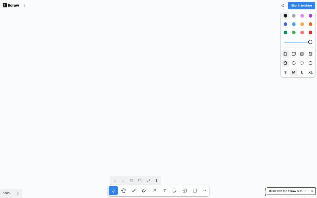 tldraw homepage
