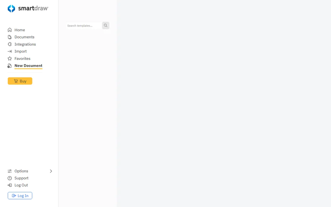 SmartDraw homepage
