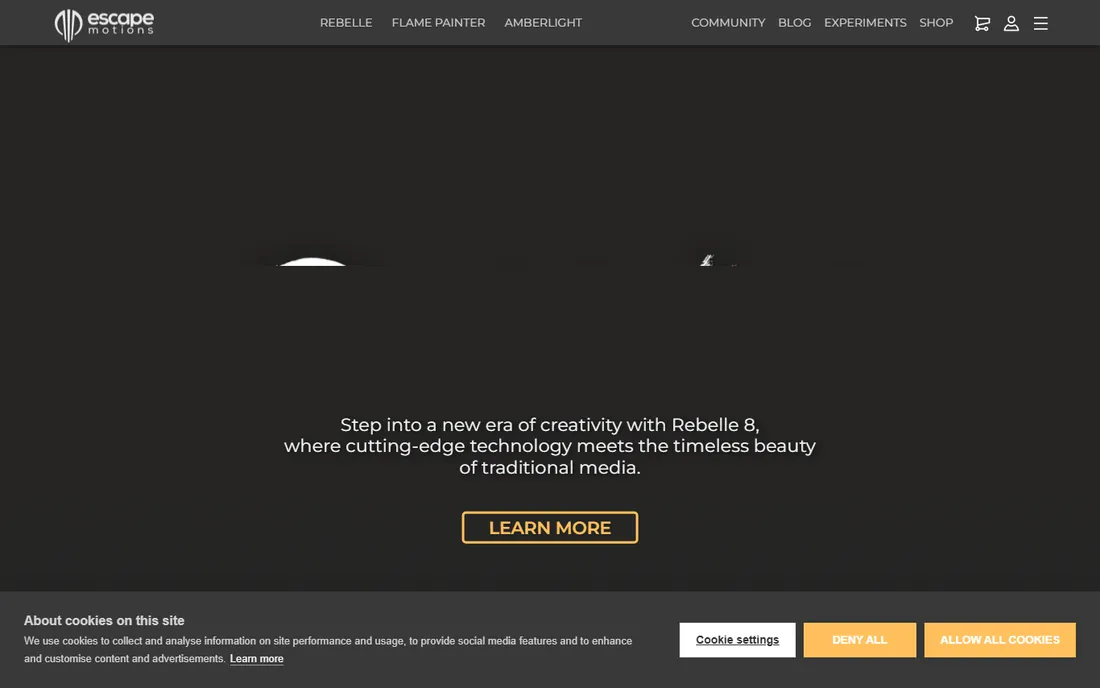 Rebelle homepage
