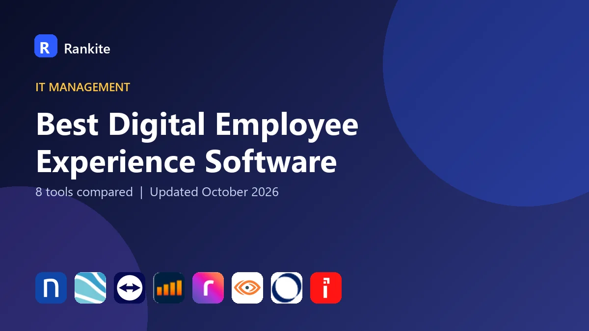 Best Digital Employee Experience Software in 2026: 8 Platforms Compared