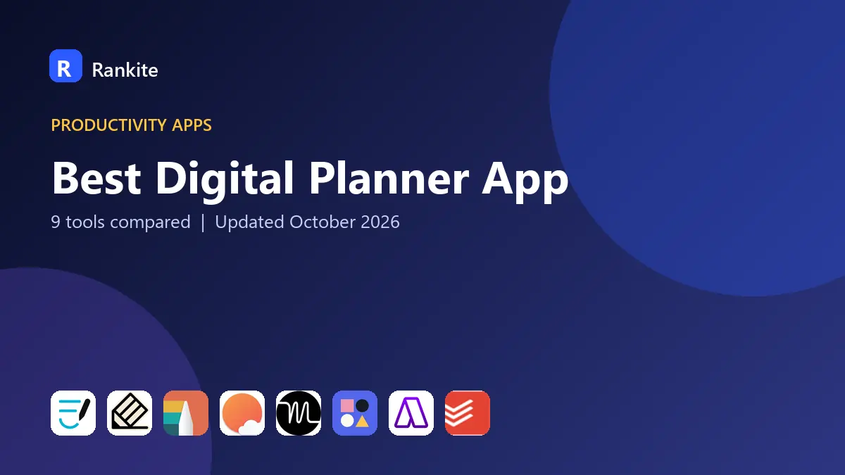 Best Digital Planner App in 2026: 9 Tools Compared