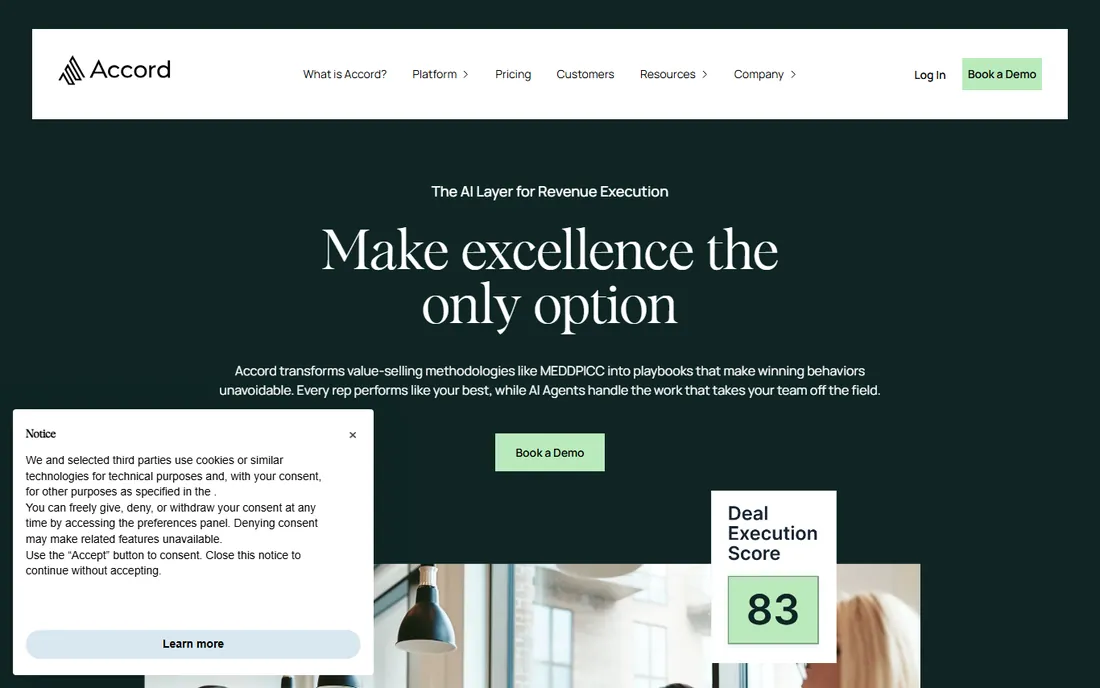 Accord homepage