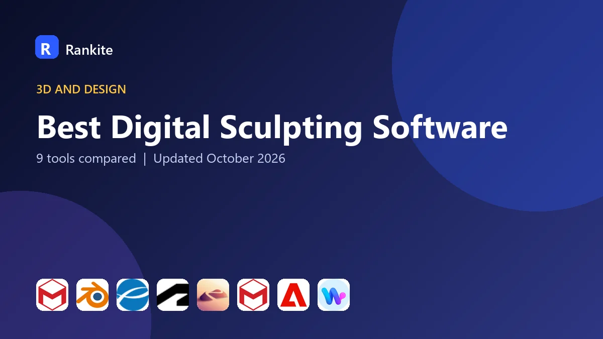 Best Digital Sculpting Software in 2026: 9 Tools Compared