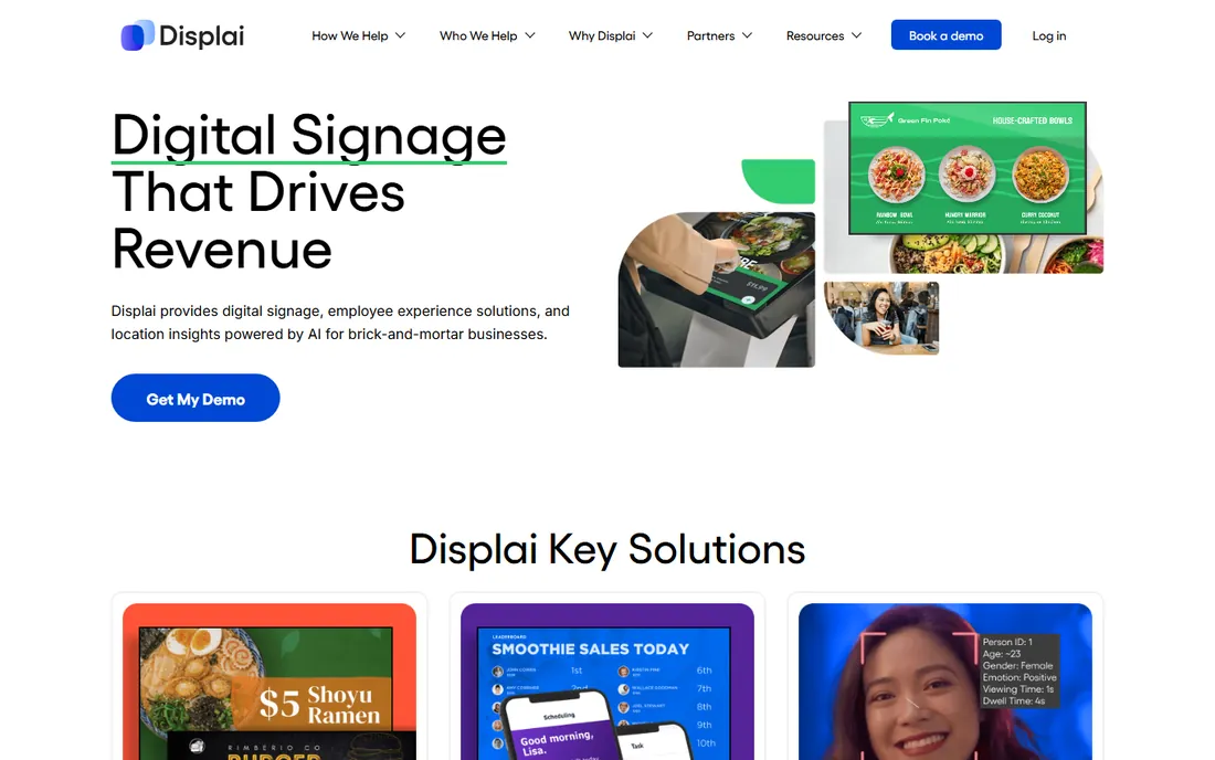Raydiant (Displai) homepage