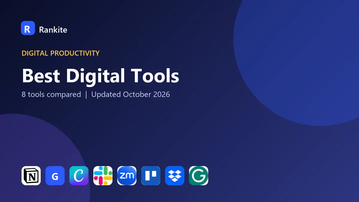 Best Digital Tools in 2026: 8 Tools Compared