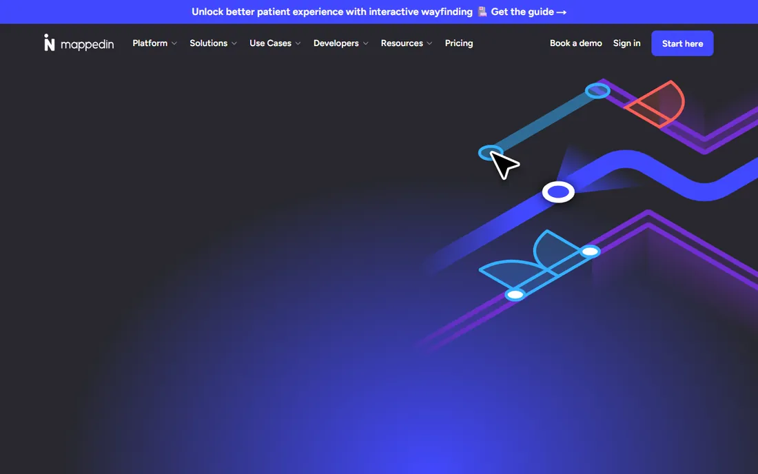 Mappedin homepage