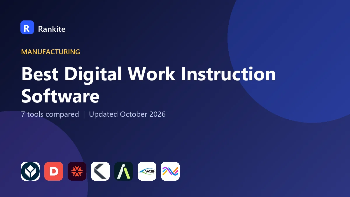 Best Digital Work Instruction Software in 2026: 7 Tools Compared