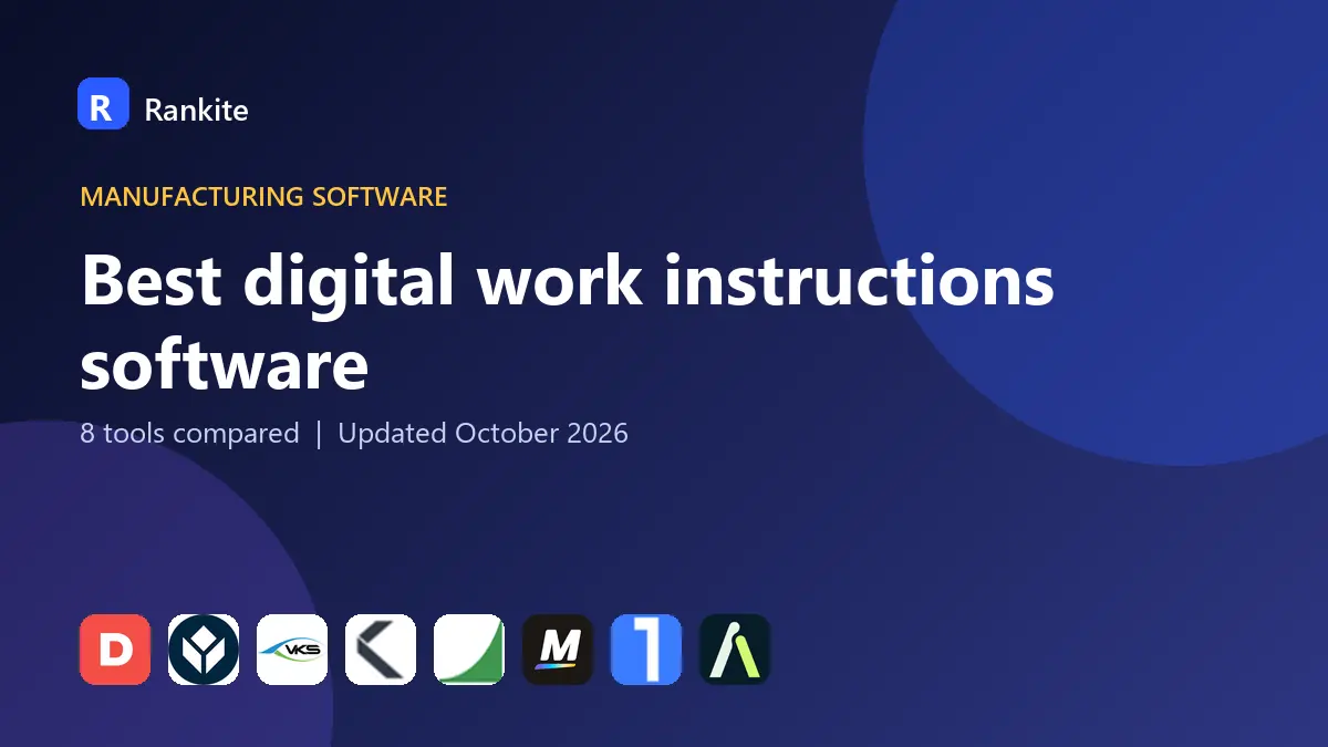 Best digital work instructions software in 2026: 8 Tools Compared