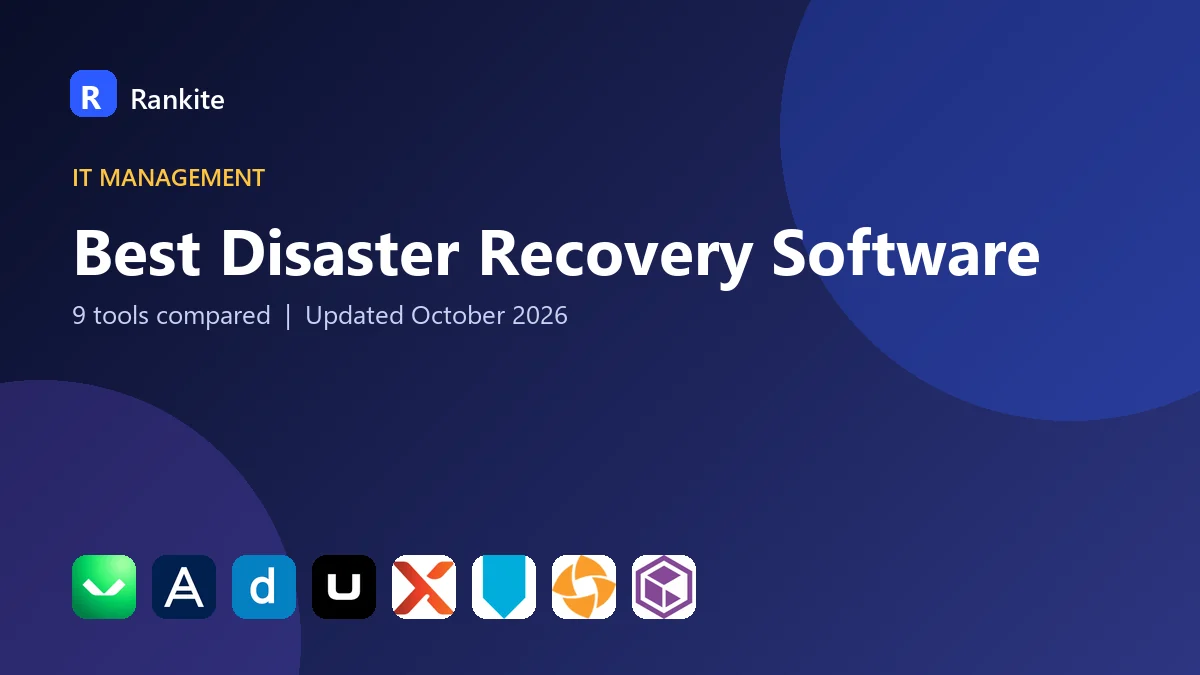 Best Disaster Recovery Software in 2026: 9 Tools Compared