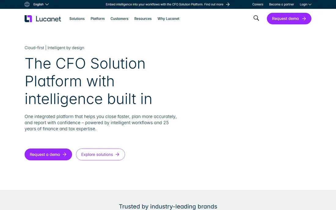 Lucanet homepage