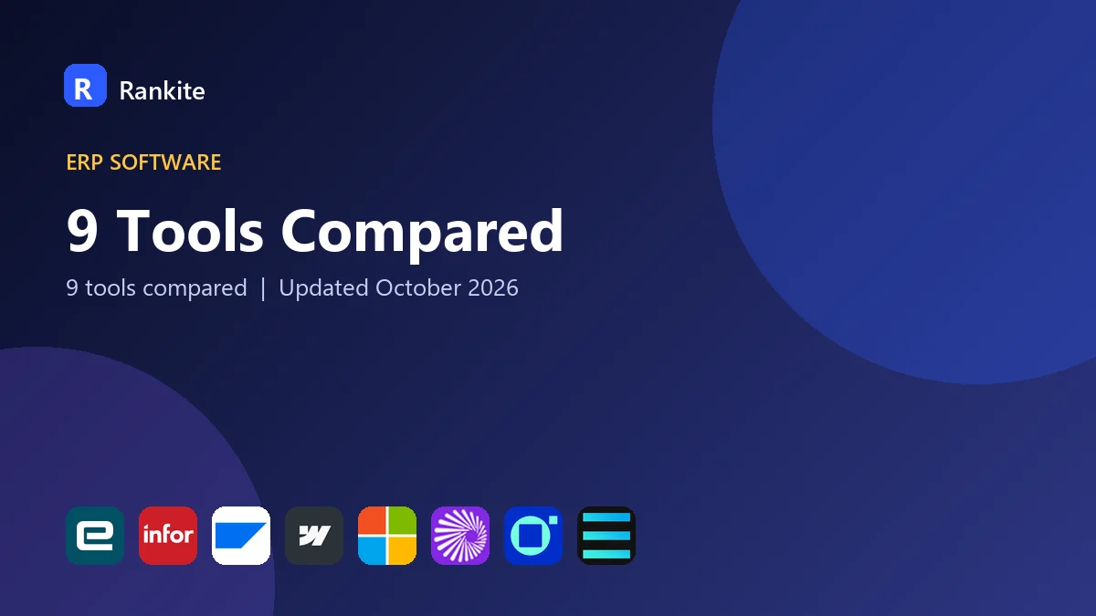 9 Tools Compared: Best Discrete ERP Software for Manufacturers