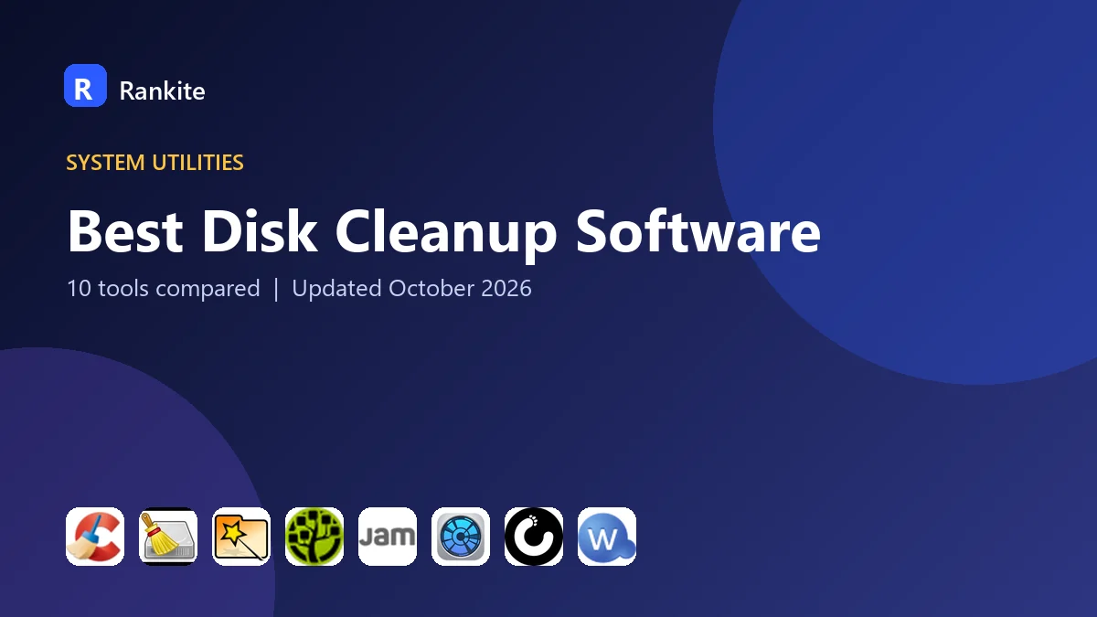 Best Disk Cleanup Software in 2026: 10 Tools Compared