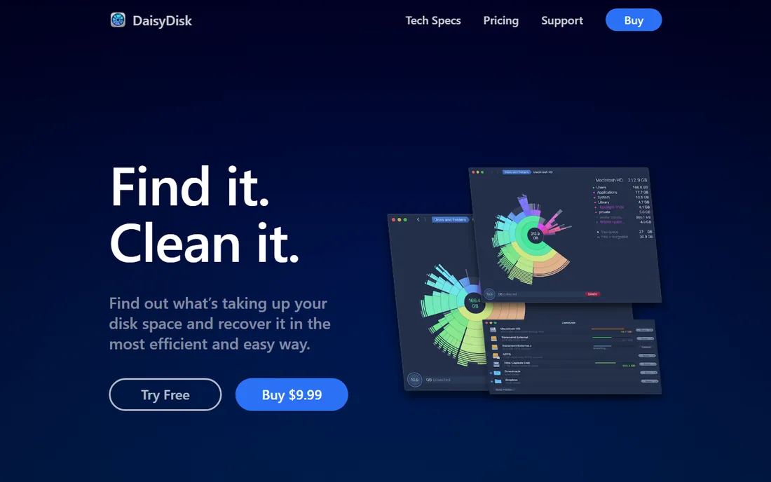 DaisyDisk homepage