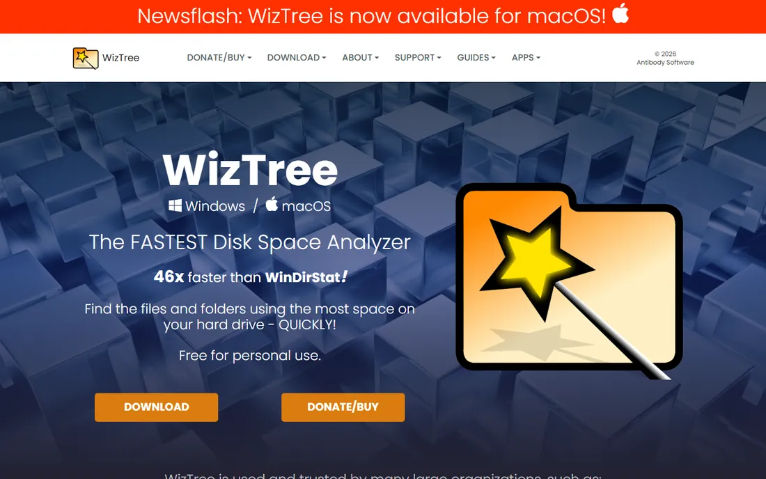 WizTree homepage