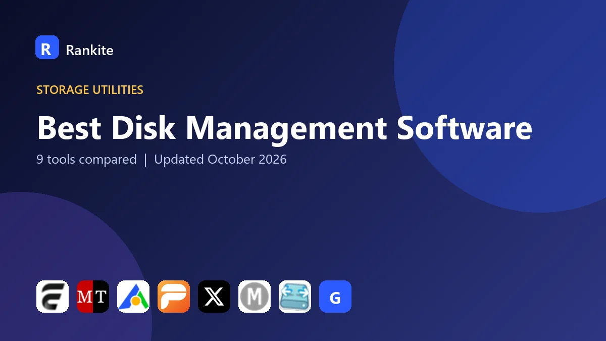Best Disk Management Software in 2026: 9 Tools Compared