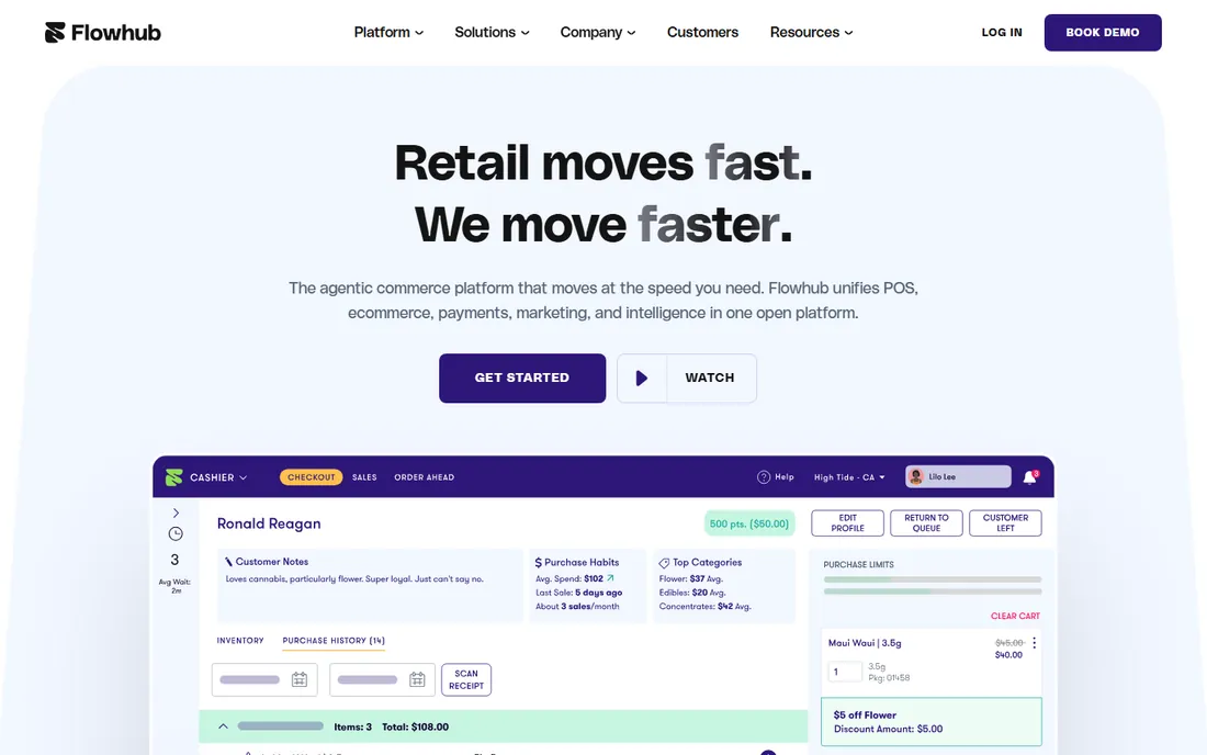 Flowhub homepage