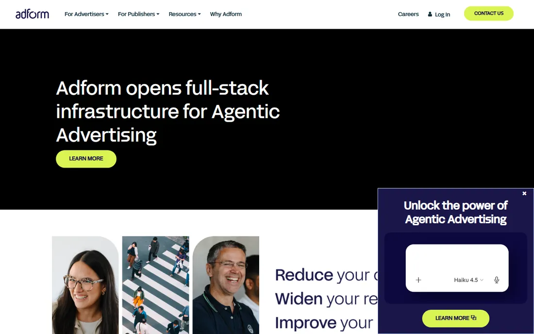 Adform homepage