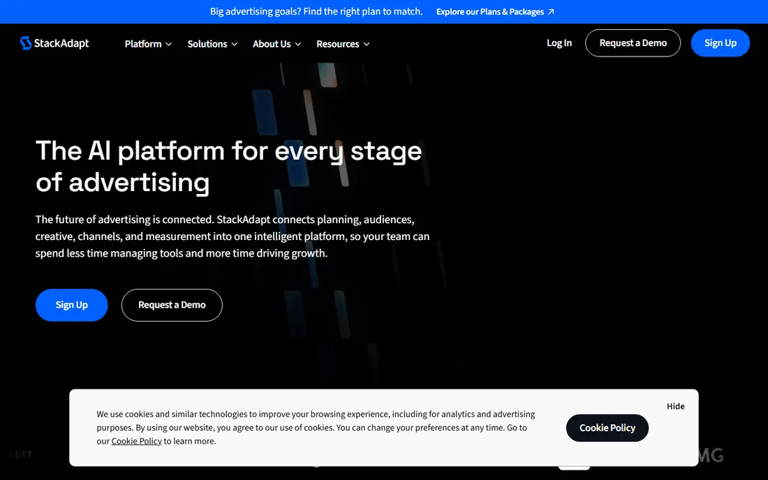 StackAdapt homepage
