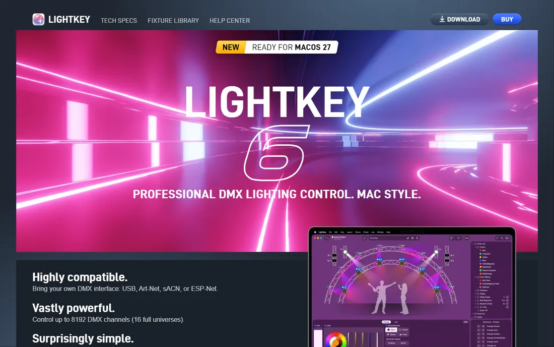Lightkey homepage