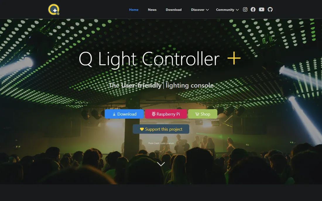 QLC+ homepage