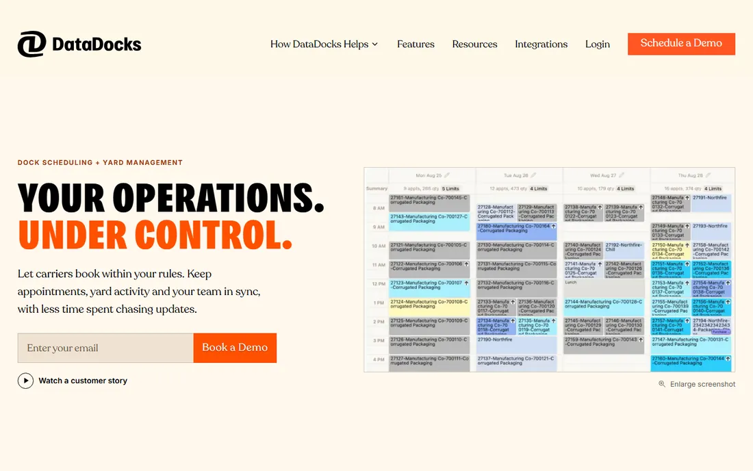 DataDocks homepage