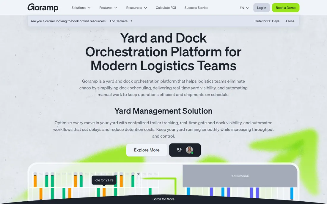 GoRamp homepage