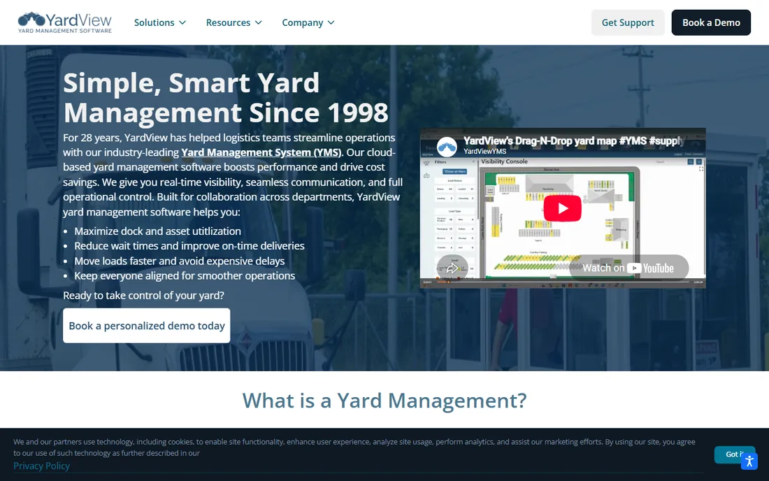 YardView homepage