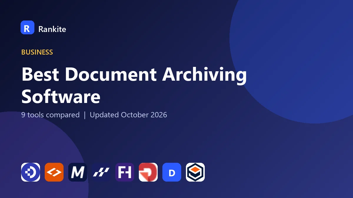 Best Document Archiving Software in 2026: 9 Tools Compared
