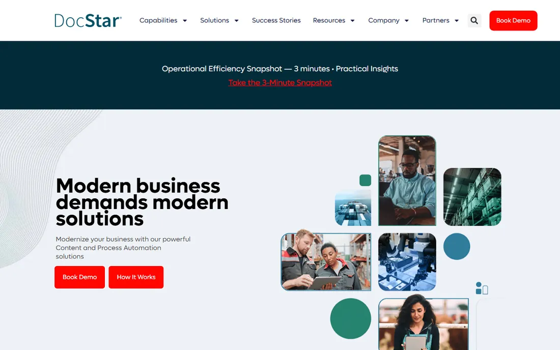 DocStar homepage