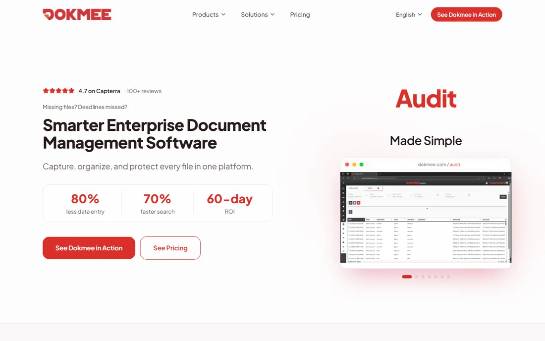 Dokmee homepage