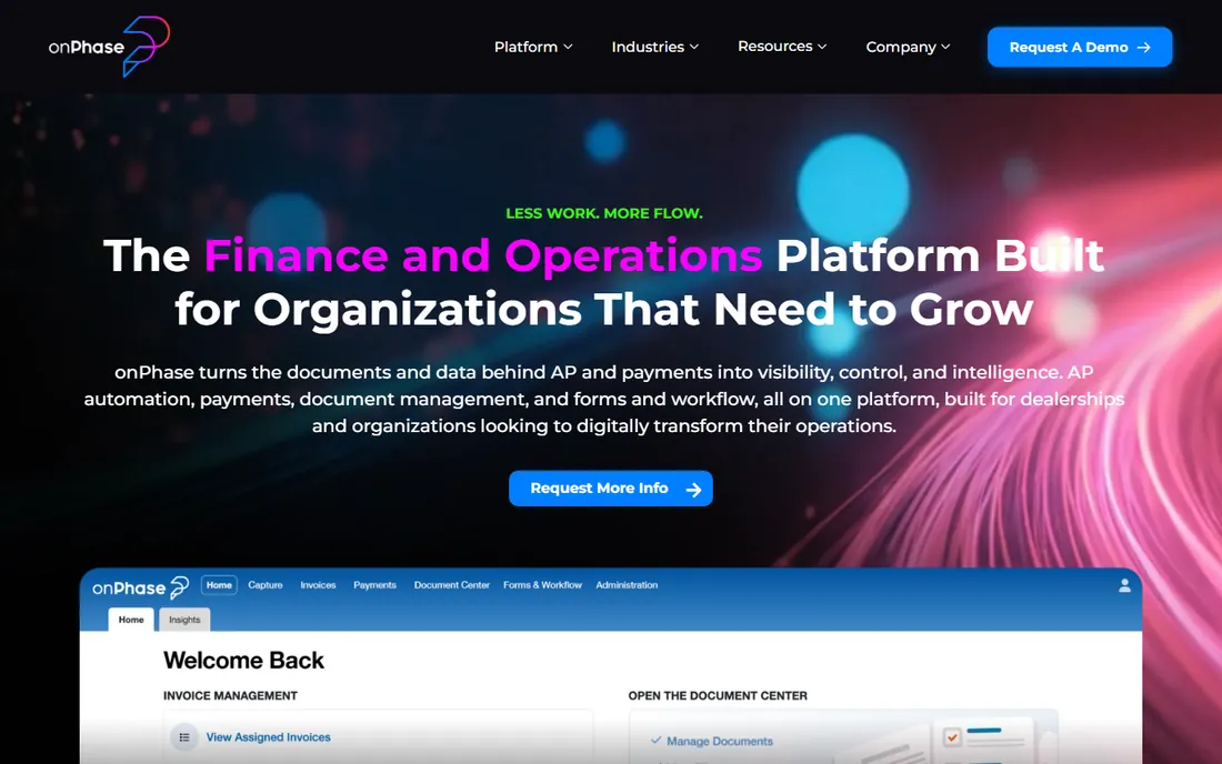 onPhase homepage