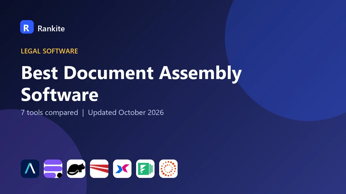 Best Document Assembly Software in 2026: 7 Tools Compared