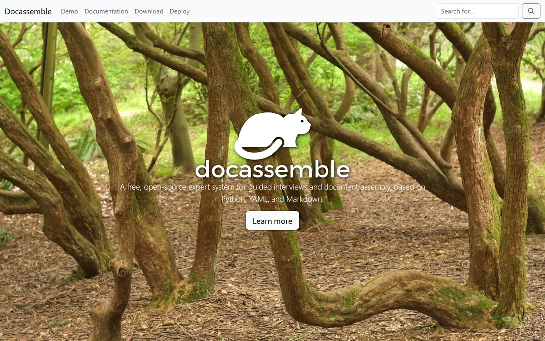 Docassemble homepage
