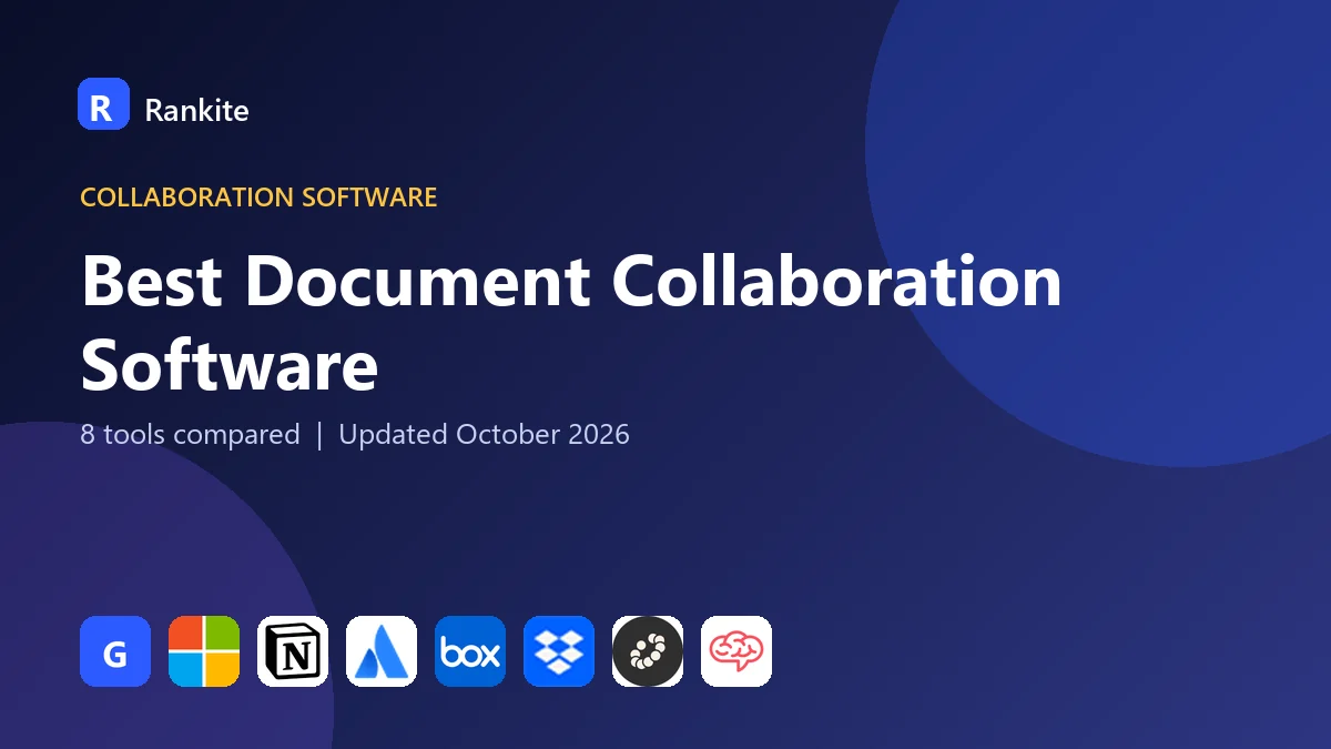 Best Document Collaboration Software: 8 Tools Compared