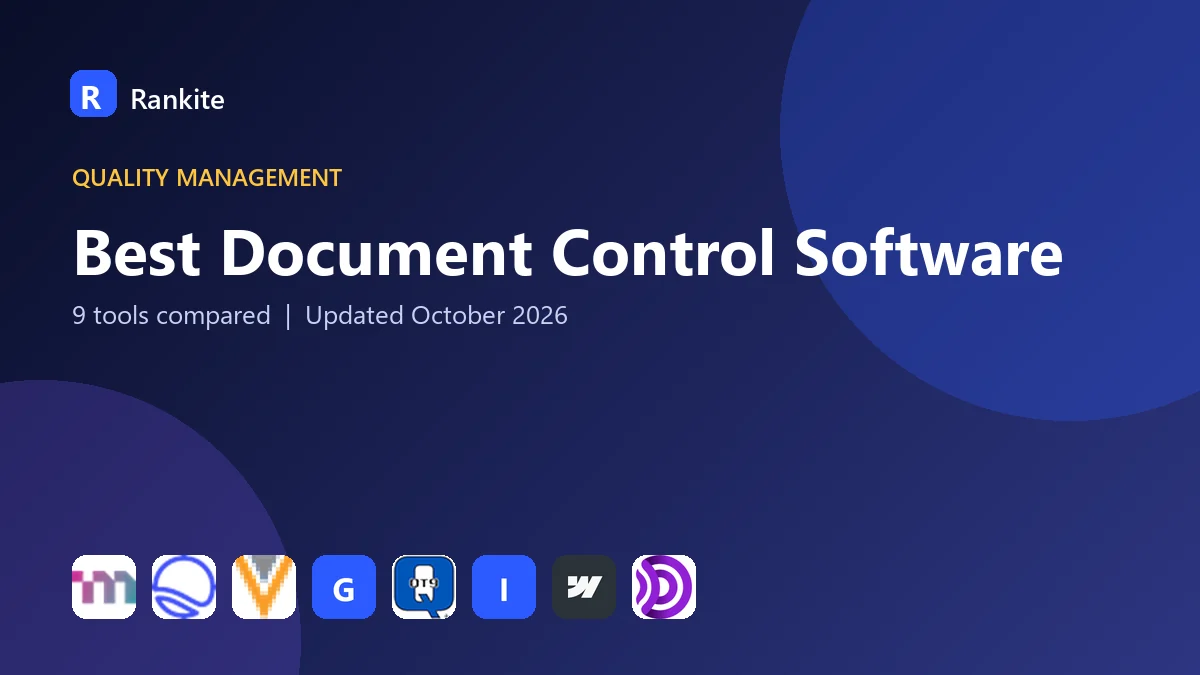 Best Document Control Software in 2026: 9 Tools Compared