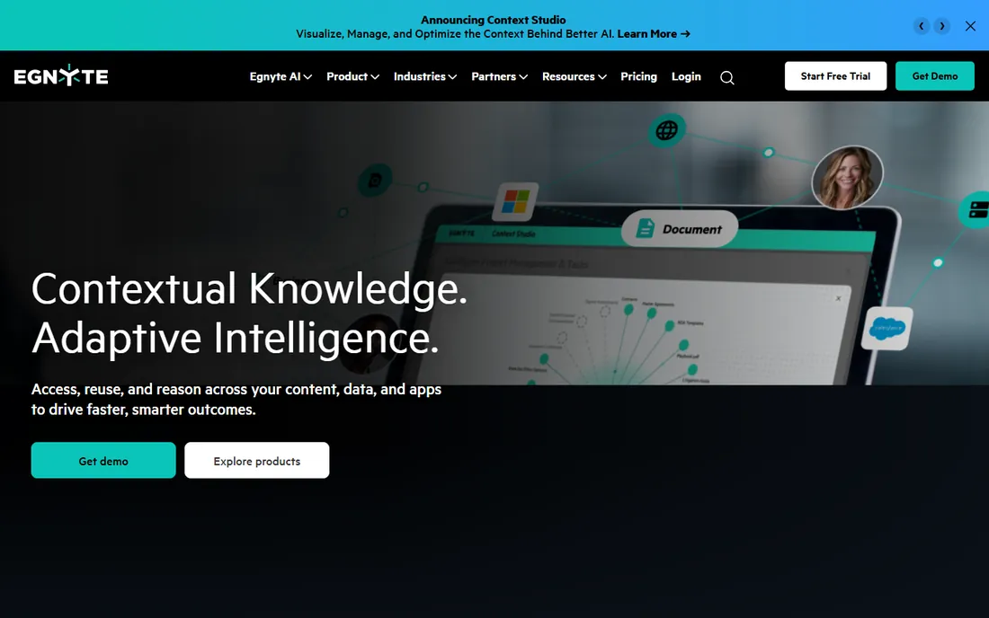 Egnyte homepage