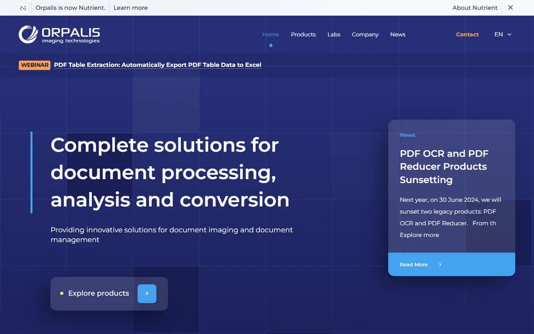 PaperScan homepage