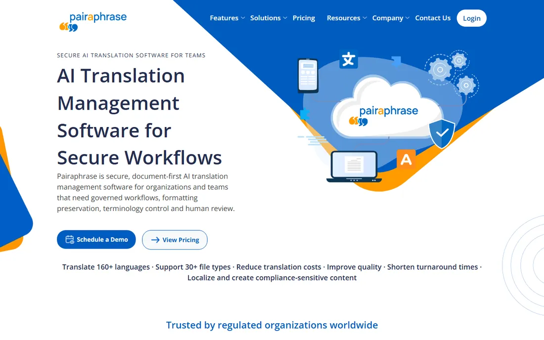 Pairaphrase homepage