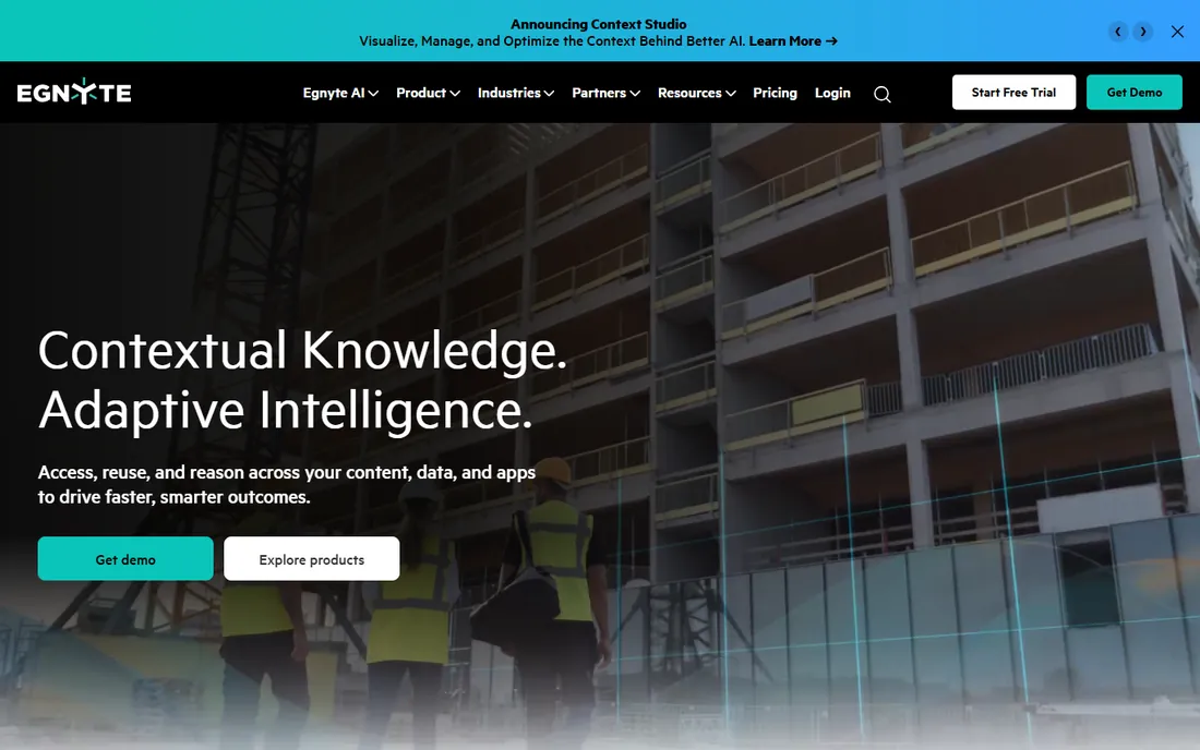Egnyte homepage