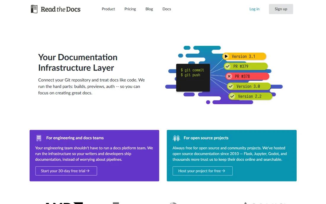 Read the Docs homepage