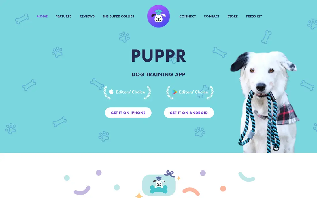 Puppr homepage