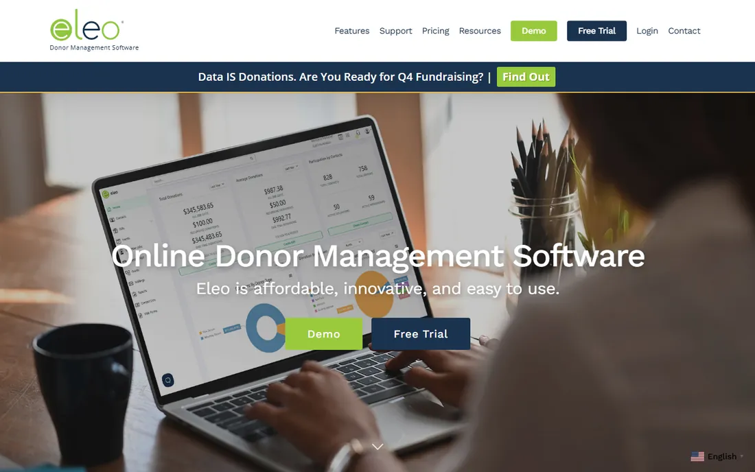 Eleo homepage