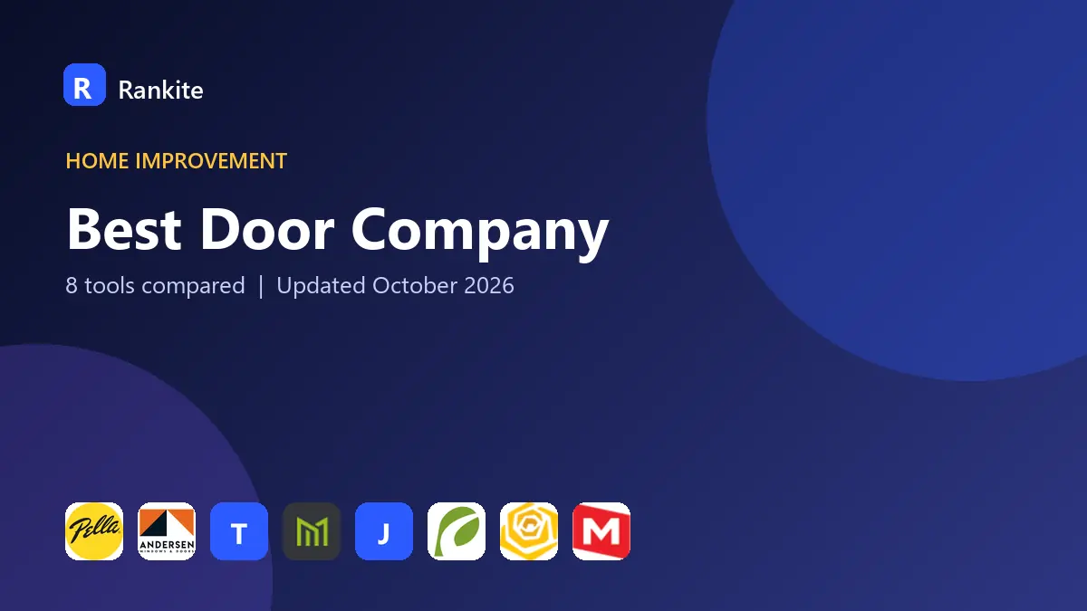 Best Door Company in 2026: 8 Tools Compared
