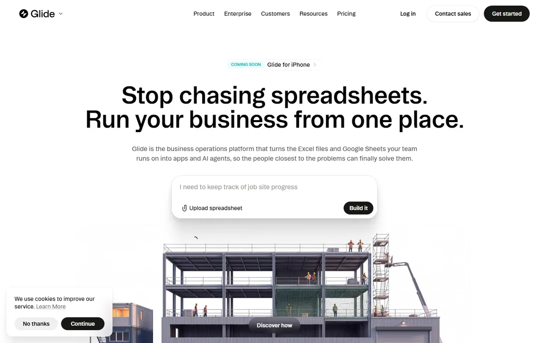 Glide homepage
