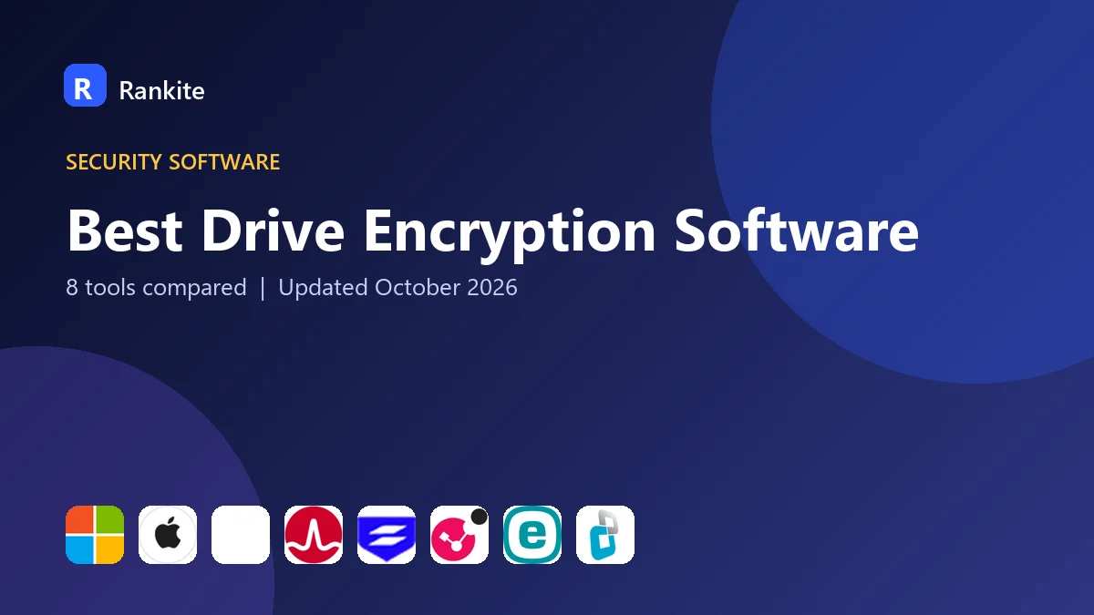 Best Drive Encryption Software in 2026: 8 Tools Compared