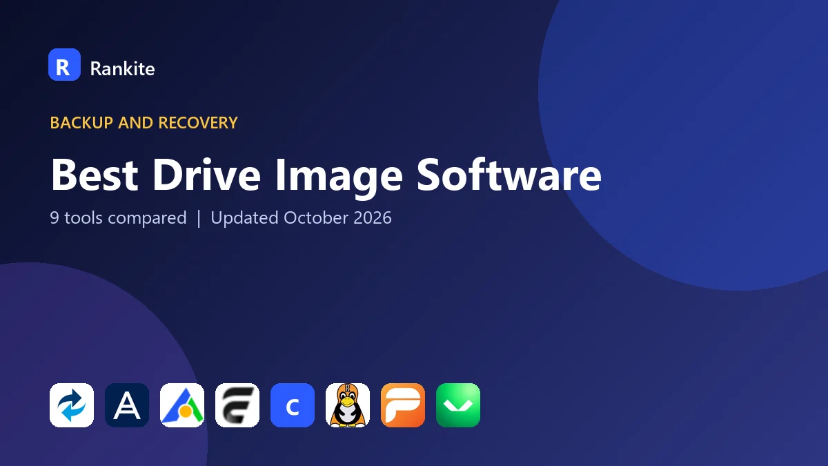 Best Drive Image Software in 2026: 9 Tools Compared